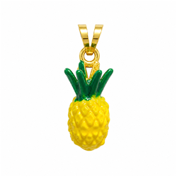 Fruit-gold-pendant-Pineapple