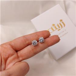 Gemstone-stud-earrings