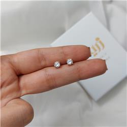 Gemstone-stud-earrings
