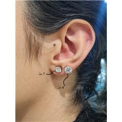 Gemstone-stud-earrings