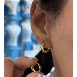 Geometric-gold-earrings