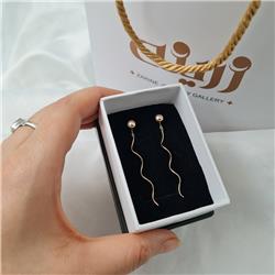 Gold-ball-earrings