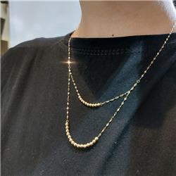 Gold-ball-necklace