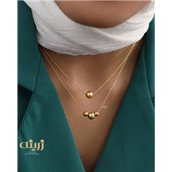 Gold-ball-necklace