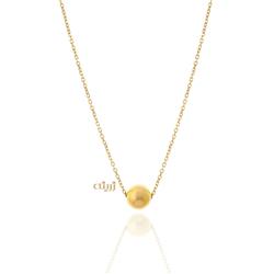 Gold-ball-necklace