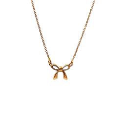 Gold-bow-necklace