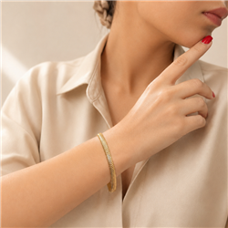 Gold-fish-blade-bracelet