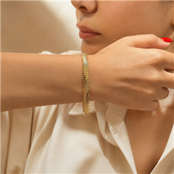 Gold-fish-blade-bracelet