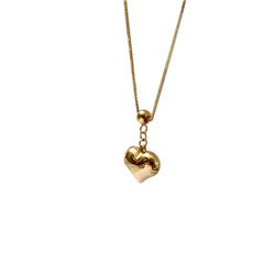 Gold-heart-necklace-with-single-ball