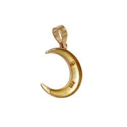 Gold-moon-pendant