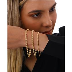 Gold-rope-bracelet