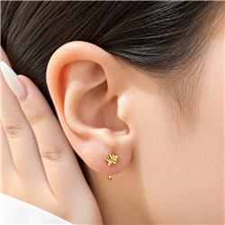 گوشواره طلا ستاره تراش