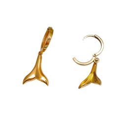 Gold-whale-tail-earrings