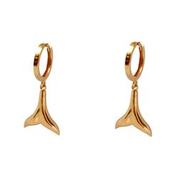 Gold-whale-tail-earrings