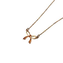 Gold-bow-necklace