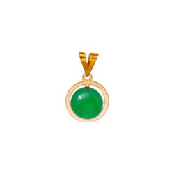 Green-agate-pendant