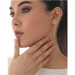 Heart-pendant-earrings