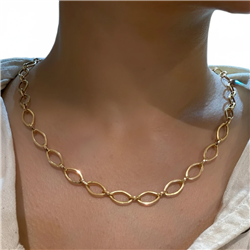 Hermes-diamond-chain-gold-chain