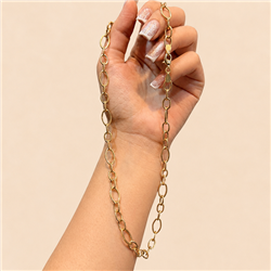 Hermes-diamond-gold-chain