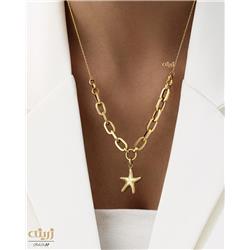 Hermes-gold-and-starfish-necklace
