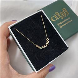 Hollow-circlegold-necklace
