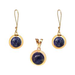 Lapis-lazuli-gold-set