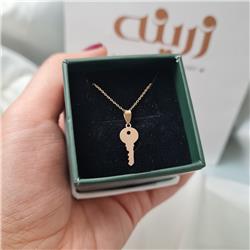 Gold-key-pendant