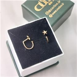 Gold-cane-earrings