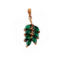 Olive-leaf-gold-pendant