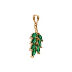 Olive-leaf-gold-pendant