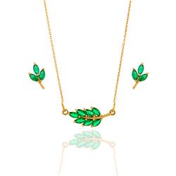 Olive-leaf-necklace