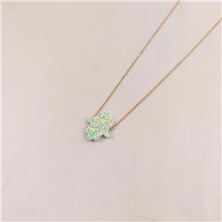 Opal-stone-necklace