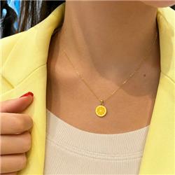 Orange gold pendant0