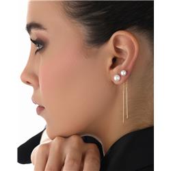 Pearl-pendant-earrings