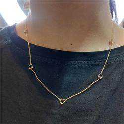 Ring-and-ball-necklace