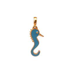 Seahorse-gold-plaque