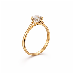 Solitaire-gold-ring