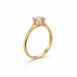Solitaire-gold-ring