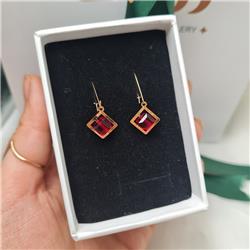 Swarovski-gold-earrings