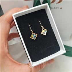 Swarovski-gold-earrings