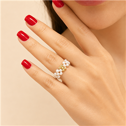 Textured-pearl-ring