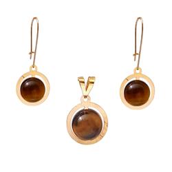 Tiger-Eye-Gold-Set