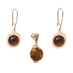 Tiger-Eye-Gold-Set
