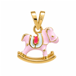 Wooden-horse-pendant