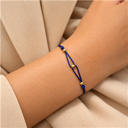 Woven-faceted-bead-bracelet-0BLUE