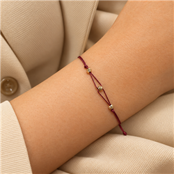 Woven-faceted-bead-bracelet0RED