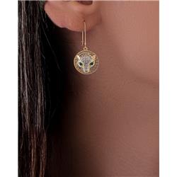 Panther-wand-earrings