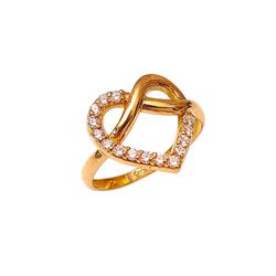 Jewel-heart-ring