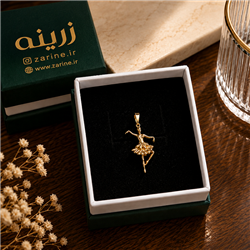 Ballerina-gold-pendant