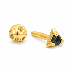 gold-cartilage-triangle-piercing